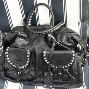 Trask studded leather Hobo Purse